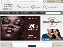 Tablet Screenshot of gafasweb.com